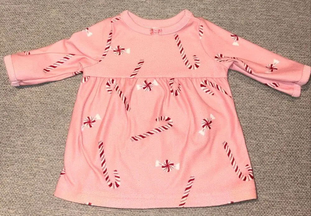 Carter’s Christmas nightgown and matching doll gown size 3T